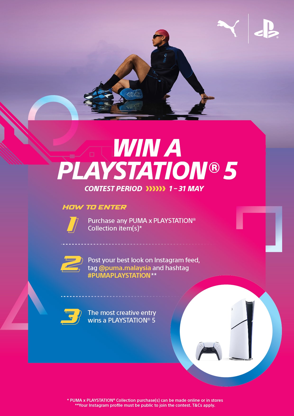 PUMA x PLAYSTATION Malaysia - Shop & Win a PS5!